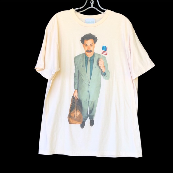 Ripple Junction Other - Vintage 2006 Borat Movie Promo Official Licensed Ivory T-Shirt Size XL